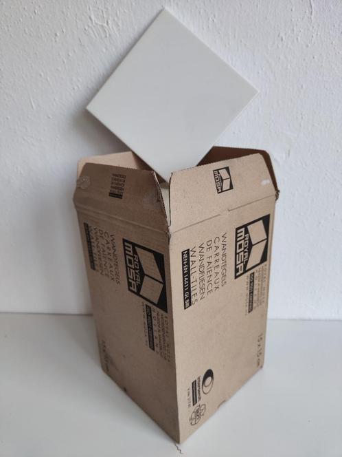 Mosa Tegels Ivoorwit (1 Doos), Doe-het-zelf en Verbouw, Tegels, Nieuw, Wandtegels, Keramiek, Minder dan 20 cm, Minder dan 20 cm
