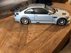 BMW M3. GTR 2001 Mini Champs zilvergrijsmetaal, Ophalen of Verzenden, Nieuw, MiniChamps
