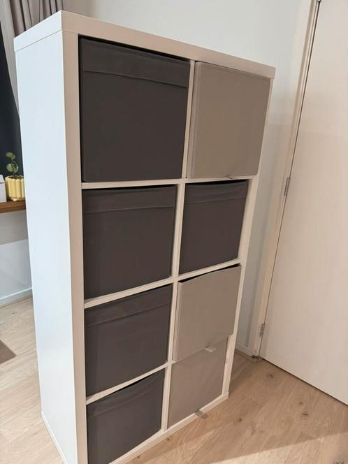 IKEA KALLAX kast wit, Huis en Inrichting, Kasten | Stellingkasten, Gebruikt, Ophalen