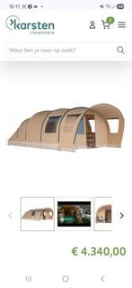 Karsten Imperia Tunneltent - Nieuw!, Caravans en Kamperen, Tenten, Ophalen, Nieuw, Tot en met 4