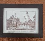 Oude foto Waalwijk spoorwegovergang 1915, Antiek en Kunst, Kunst | Tekeningen en Foto's, Ophalen of Verzenden