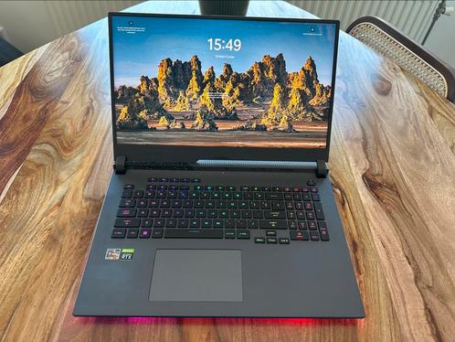 Asus ROG G713RW, Computers en Software, Windows Laptops, Zo goed als nieuw, 17 inch of meer, SSD, 4 Ghz of meer, 16 GB, Qwerty