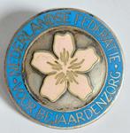 Zilveren ziekenhuis zorg broche geëmailleerd speld medaille, Ophalen of Verzenden, Zilver, Nederland