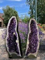 Amethist geode (79) van 60 kg, diep paars, Ophalen of Verzenden, Mineraal