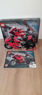 Lego technic 42107 ducati motor panigale v4 r zgan compleet, Ophalen of Verzenden, Zo goed als nieuw, Complete set, Lego
