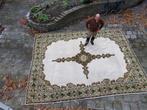 Groot handgemaakt wollen kleed 380/480cm, Huis en Inrichting, Ophalen of Verzenden, Gebruikt, Rechthoek