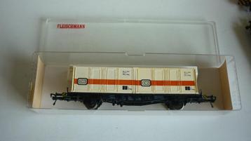 Fleischmann H0 5232 DB containerwagon in ovp    beschikbaar voor biedingen