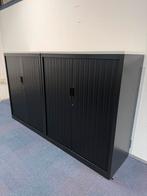 Zwarte roldeur archiefkast 100 x 117 x 48 cm, Huis en Inrichting, Kasten | Roldeurkasten en Archiefkasten, Ophalen, Gebruikt, 100 tot 150 cm