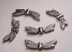 0533 Tibetaanse Metalen Vleugel Kralen (20 mm), Hobby en Vrije tijd, Kralen en Sieraden maken, Verzenden, Nieuw, Kraal