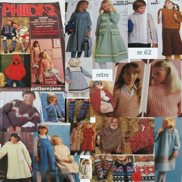 3 BREIBOEKEN VAN PHILDAR = nr. 62, 118 en 120 voor kinderen, Hobby en Vrije tijd, Breien en Haken, Gebruikt, Breien of Haken, Patroon of Boek