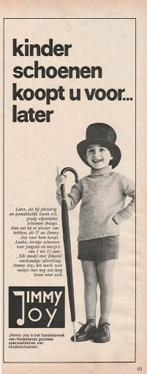 retro reclame 1969 Jimmy Joy jongensschoenen meneertje, Verzenden, Overige typen