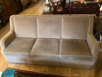 Klassiek Mohair Bankstel + 2 Fauteuils