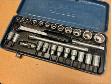 Gedore 1/2” dopsleutelset + inbus + schroef beschikbaar voor biedingen
