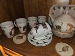 Francien's Katten servies/ 8 grote mokken,theeservies,, Ophalen of Verzenden