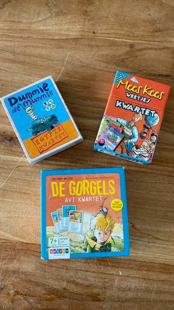 3 x Kwartet Dummie de mummie, de Gorgels, Mees Kees. beschikbaar voor biedingen