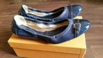 Tod's buigzame ballerina's donkerblauw maat 39 1/2, Blauw, Zo goed als nieuw, Tod's, Ballerina's
