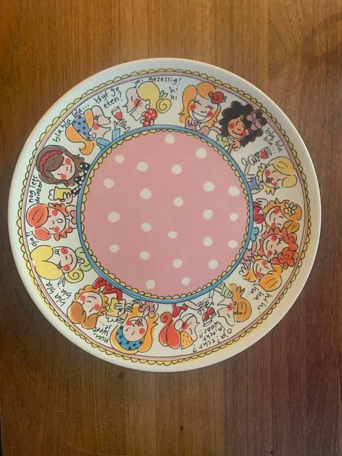 Blond Amsterdam schaal “Effe bijkletsen” 33 cm, Huis en Inrichting, Keuken | Servies, Nieuw, Schaal of Schalen, Blond Amsterdam