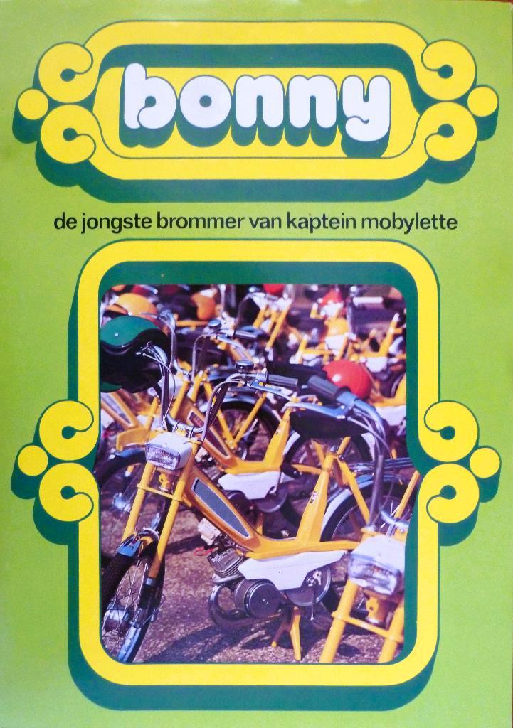 2 Folders KAPTEIN MOBYLETTE 1971 en 1977 Folder, Fietsen en Brommers, Handleidingen en Instructieboekjes, Nieuw, Ophalen of Verzenden