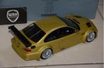 SALE !! BMW M3 E46 GTR street phoenix yellow Minichamps WRH, Hobby en Vrije tijd, Modelauto's | 1:18, Ophalen of Verzenden, Zo goed als nieuw