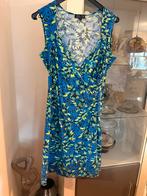 Zilch Jurk - Maat XL - Blauw met print, Kleding | Dames, Blauw, Maat 42/44 (L), Ophalen of Verzenden, Zo goed als nieuw