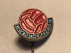 Metalen V.V. OLDENZAAL VOETBALCLUB Speld (Rood/Blauw)., Verzenden, Zo goed als nieuw, Sport, Speldje of Pin