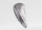 Zilveren hanger broche veer, Ophalen of Verzenden, Zilver