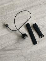 Originele Fitbit Charge oplaadkabel + zwart siliconen bandje, Zwart, Nieuw, Ophalen of Verzenden, Fitbit