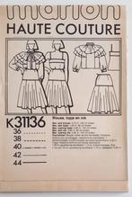 Couturepatroon rok blouse en top 36, 38, 40, 42 44 Marion, Ophalen, Marion, Overige typen, Vrouw