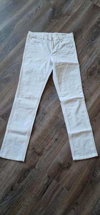 Zgan rosner jeans maat 36, Kleding | Dames, Broeken en Pantalons, Zo goed als nieuw, Maat 38/40 (M), Wit, Lang, Ophalen