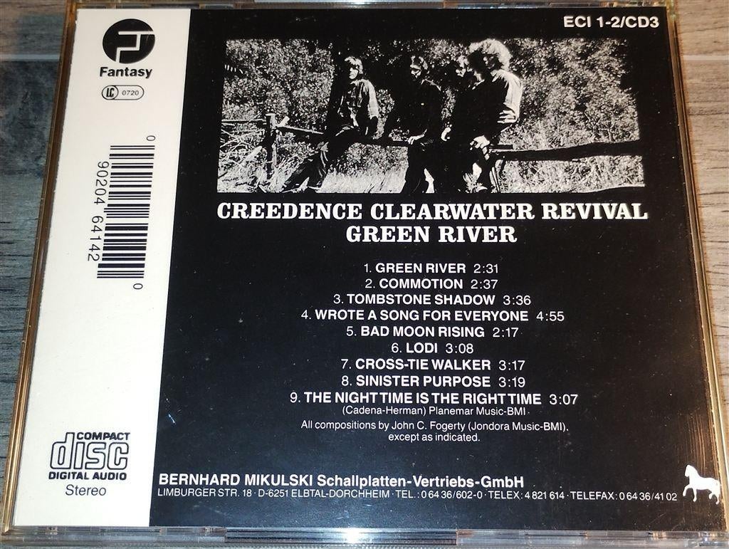 Creedence Clearwater Revival - Green River ['89], Ophalen of Verzenden, Zo goed als nieuw, Poprock