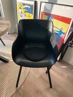 Vier ikea kuipstoelen + kussen, Huis en Inrichting, Stoelen, Ophalen, Kunststof, Zwart, Zo goed als nieuw
