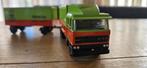 Liontoys DAF 2800 truck met bakwagen en aanhanger Disva, Hobby en Vrije tijd, Modelauto's | 1:50, Ophalen of Verzenden, Zo goed als nieuw
