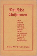 Zeldzaam 'Deutsche Uniformen' Boekje, Verzamelen, Duitsland, Boek of Tijdschrift, Landmacht, Verzenden