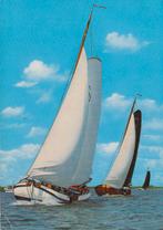 P787 oude ansichtkaart friesland skutsjesilen 1974, Ophalen of Verzenden, 1960 tot 1980, Gelopen, Cultuur en Media
