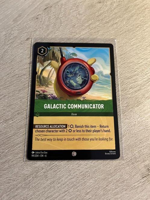 Galactic Communicator 099/204 | Azurite Sea | Lorcana, Hobby en Vrije tijd, Verzamelkaartspellen | Overige, Nieuw, Losse kaart