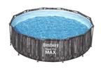 Bestway Steel Pro MAX - 366 x 100 cm (Hout)  Opzetzwembad, Ophalen, Gebruikt, 80 tot 120 cm, Rond
