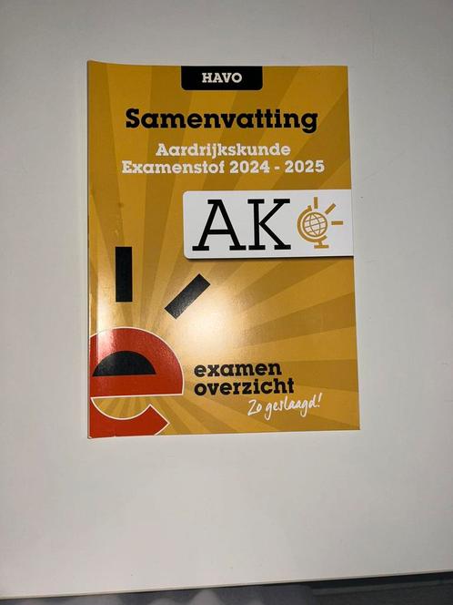 Examenoverzicht aardrijkskunde 2024-2025, Boeken, Schoolboeken, Nieuw, Aardrijkskunde, HAVO, Ophalen of Verzenden