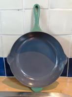 LE CREUSET skillet koekenpan gietijzer groen 23 cm izgs, Huis en Inrichting, Keramische plaat, Koekenpan of Braadpan, Ophalen of Verzenden