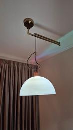 Hanging Lamp with moving handle, Ophalen of Verzenden, Zo goed als nieuw, Glas, 75 cm of meer