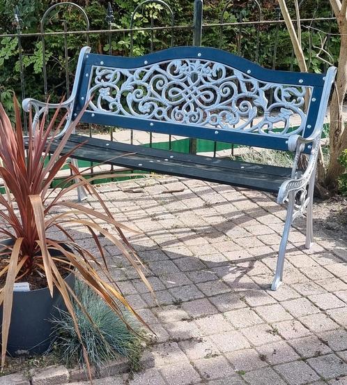 HP  TUINBANKJE, Tuin en Terras, Tuinbanken, Zo goed als nieuw, Aluminium, Ophalen