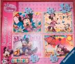 Minnie Mouse puzzels 4 stuks, Kinderen en Baby's, Speelgoed | Kinderpuzzels, Ophalen of Verzenden