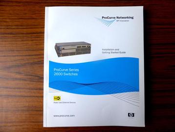 HP ProCurve series 2600 installation & getting started guide beschikbaar voor biedingen