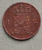Nederland, 1 cent 1862, Postzegels en Munten, Munten | Nederland, Ophalen of Verzenden, Koning Willem III, 1 cent, Losse munt