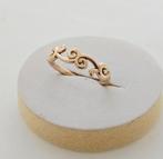 9 karaat geel gouden dames ring, 18 tot 19, Geel, Ophalen of Verzenden, Zo goed als nieuw