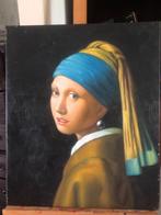 Te koop: Replica schilderij "Meisje met de parel, Antiek en Kunst, Verzenden