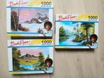 Bob ross puzzel 3x, Hobby en Vrije tijd, Ophalen of Verzenden, Zo goed als nieuw, Legpuzzel