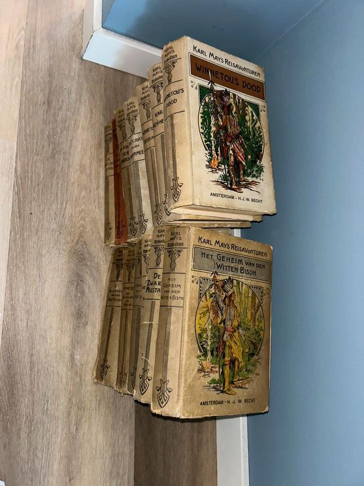 13x Karl May’s Reisavonturen, Boeken, Avontuur en Actie, Gelezen, Ophalen of Verzenden