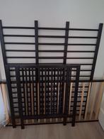 Babybedje zwart hout compleet, Zo goed als nieuw, Eenpersoons, 70 cm of minder, 190 cm of minder