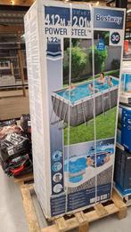 Bestway zwembad power steel 412x201x122 cm., 200 tot 300 cm, Nieuw, Beekendonk@hubo.nl, Rechthoekig