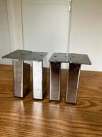4 zware meubelpoten poten voor onder een bank of kast, Ophalen of Verzenden, Zo goed als nieuw, Rechte bank, Minder dan 150 cm